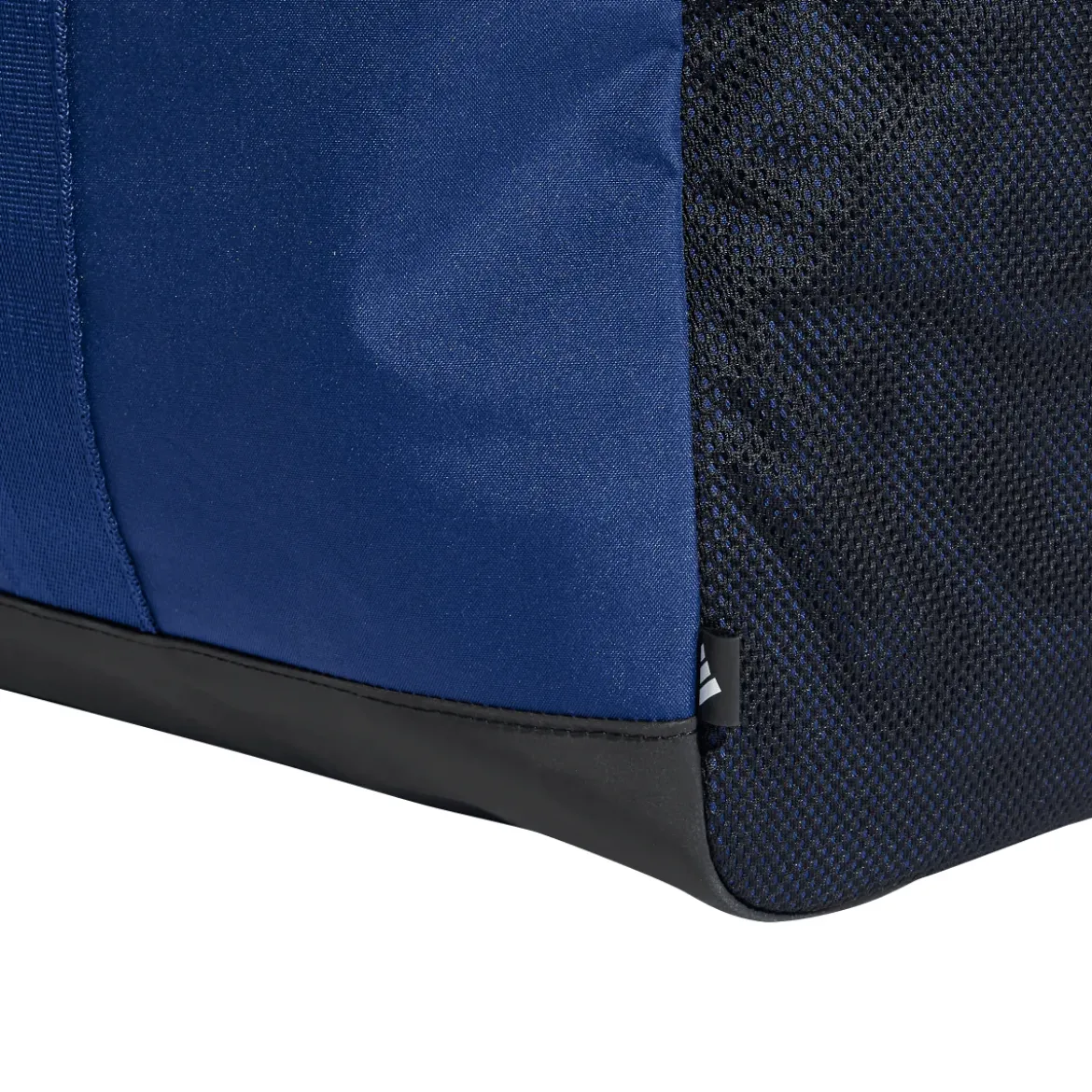 Borsa sportiva blu con logo frontale adidas