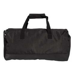 Borsa sportiva nera con etichetta logo frontale adidas