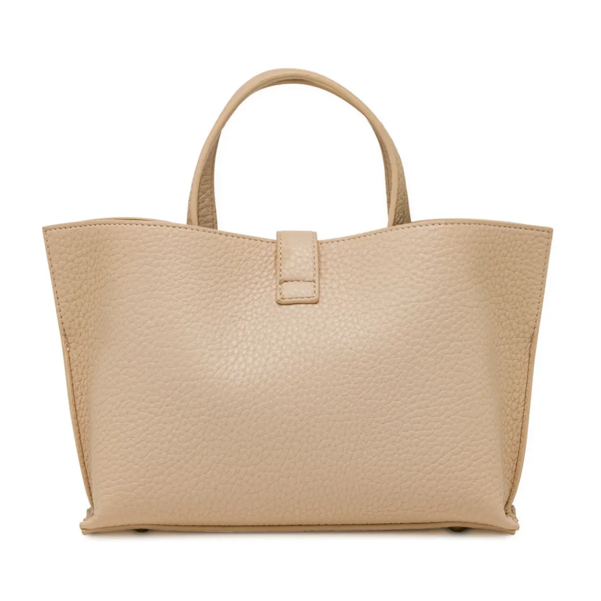 Borsa Tote Bag donna rosa Lora Ferres con tracolla e dettaglio dorato
