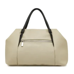 Borse Donna da donna beige Lora Ferres con manici e tracolla neri