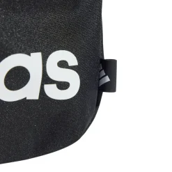 Borsello nero con tasca e logo frontale adidas