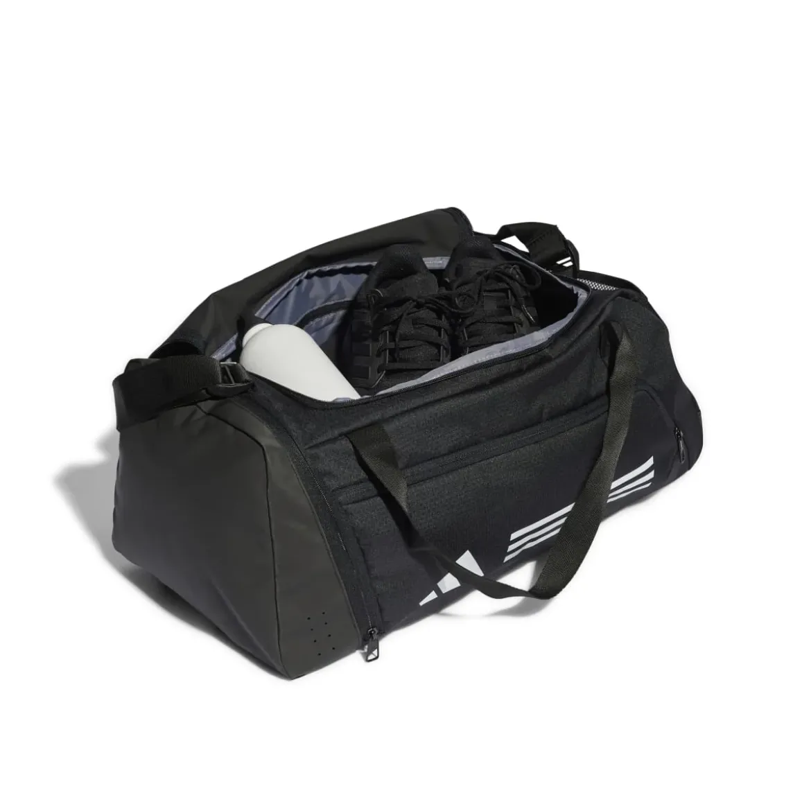 Borsone sportivo nero da palestra adidas TR Duffle S 3-Stripes