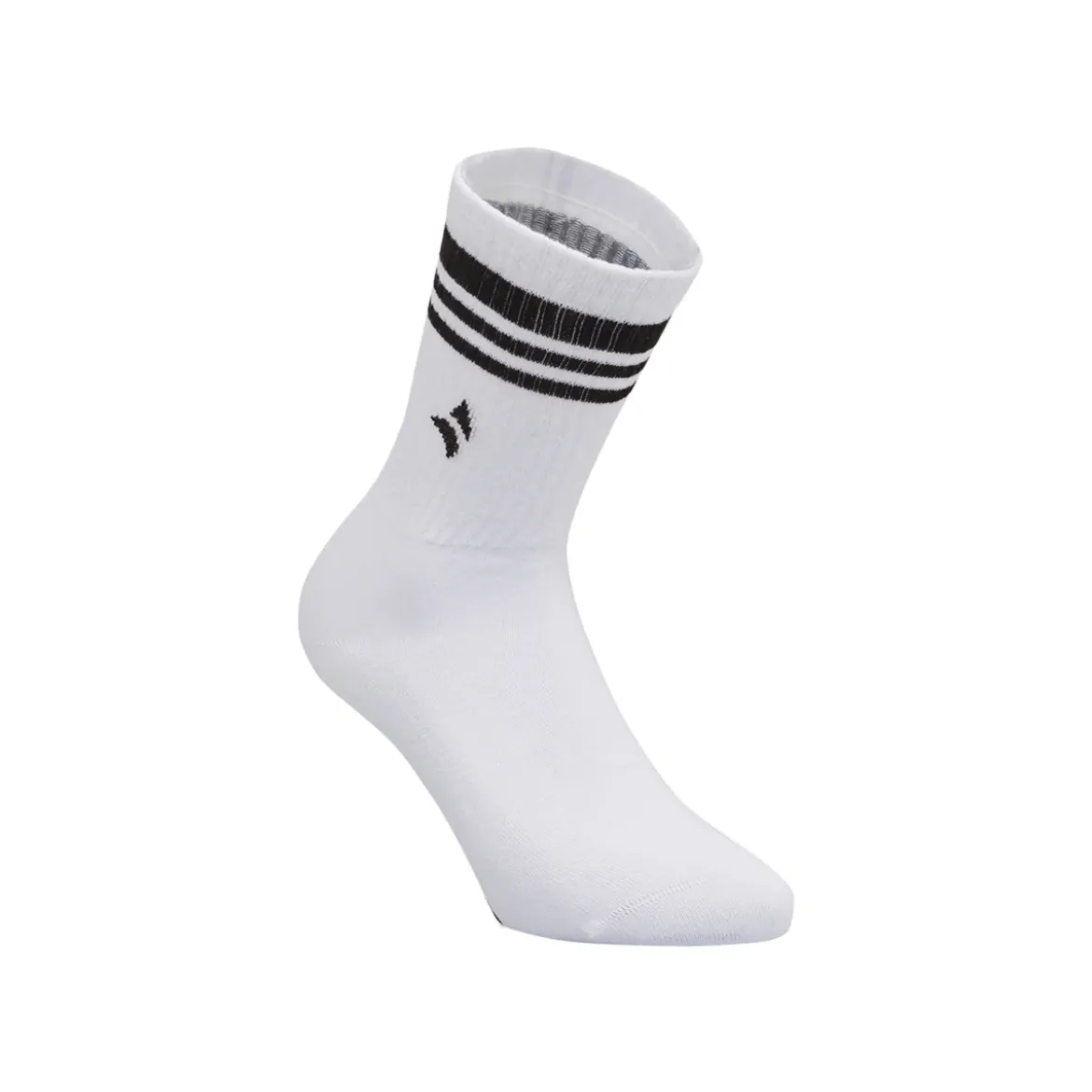 Calzini bianchi da Uomo sportivi con righe set da 3 Navigare