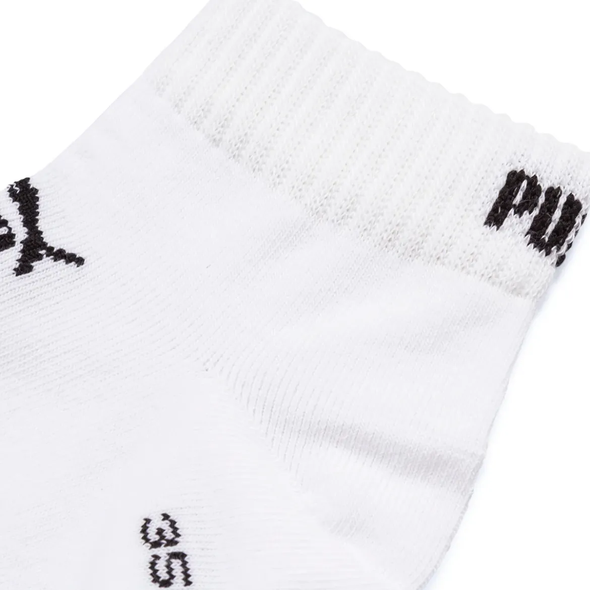 Calzini corti bianchi in cotone Unisex Puma