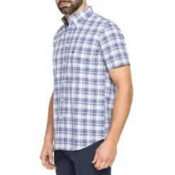 Camicia casual da Uomo a quadri blu e bianchi Carrera Jeans