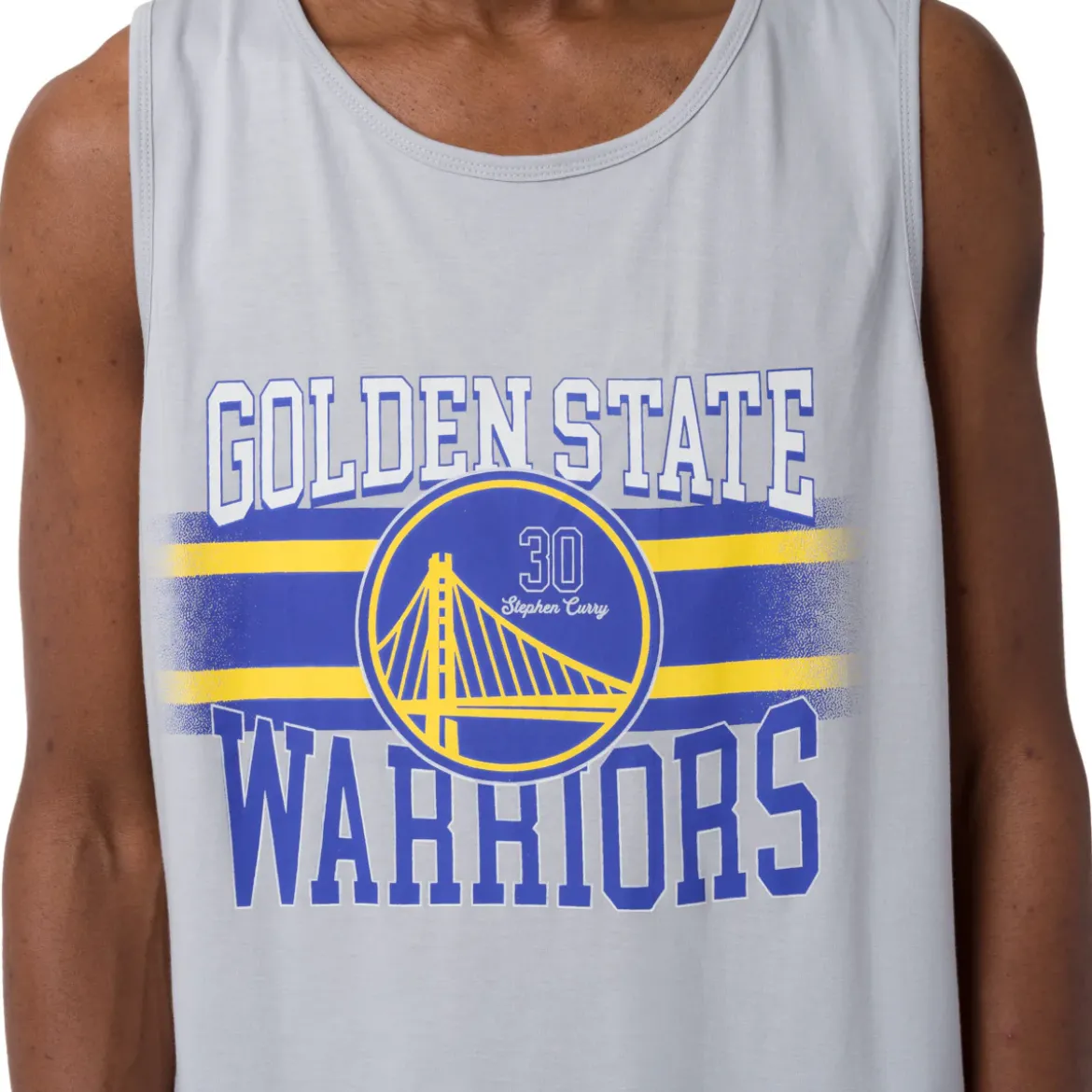 Canotta sportiva grigia da Uomo della squadra Golden State Warrior NBA