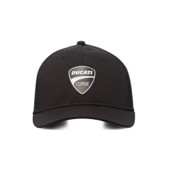 Cappellino nero regolabile da Uomo Ducati Corse