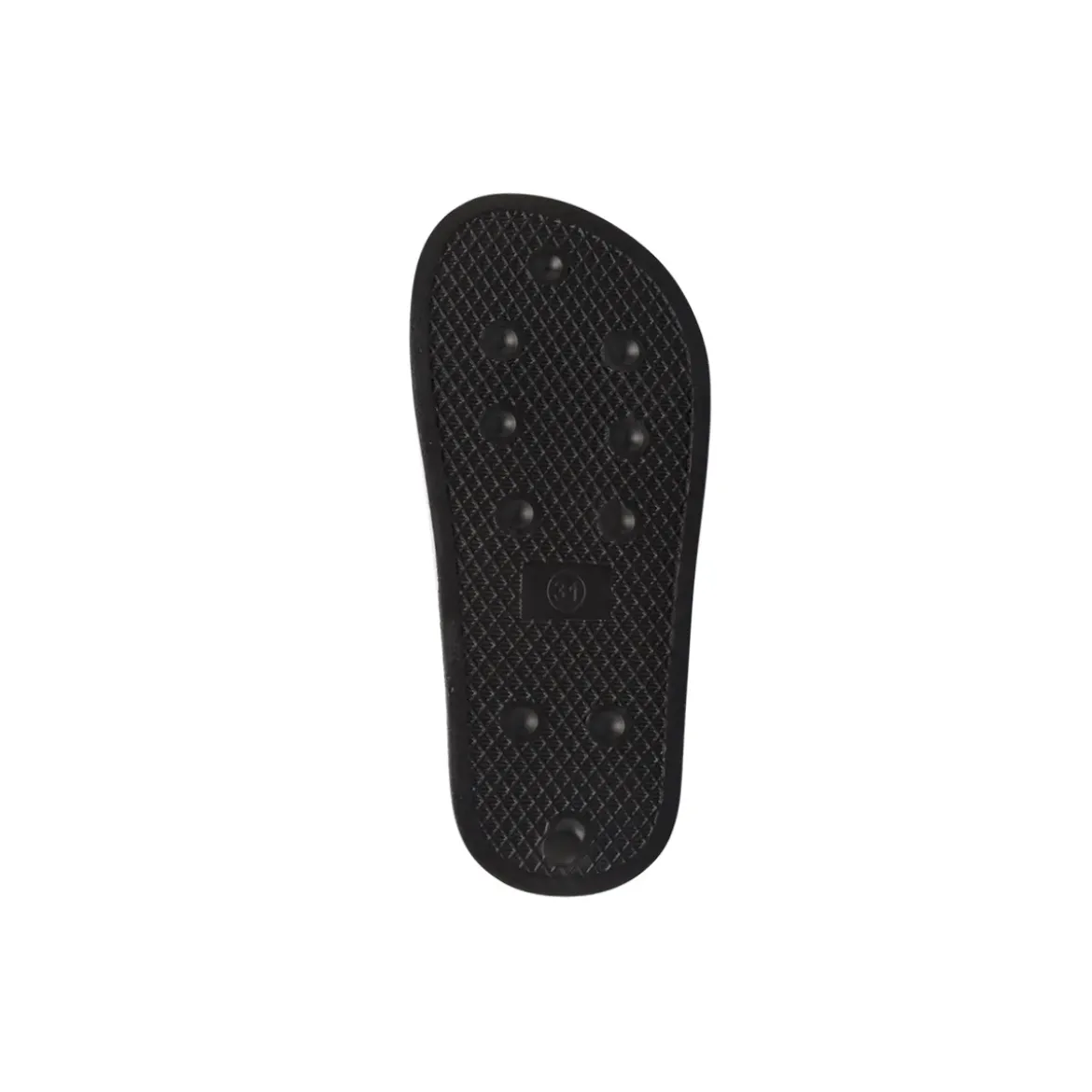 Ciabatte a fascia Bambino Nere con maxi logo bianco Kappa