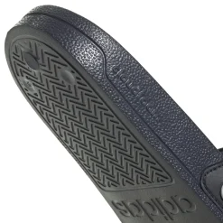 Ciabatte blu in gomma con strisce a contrasto Adidas Adilette Shower