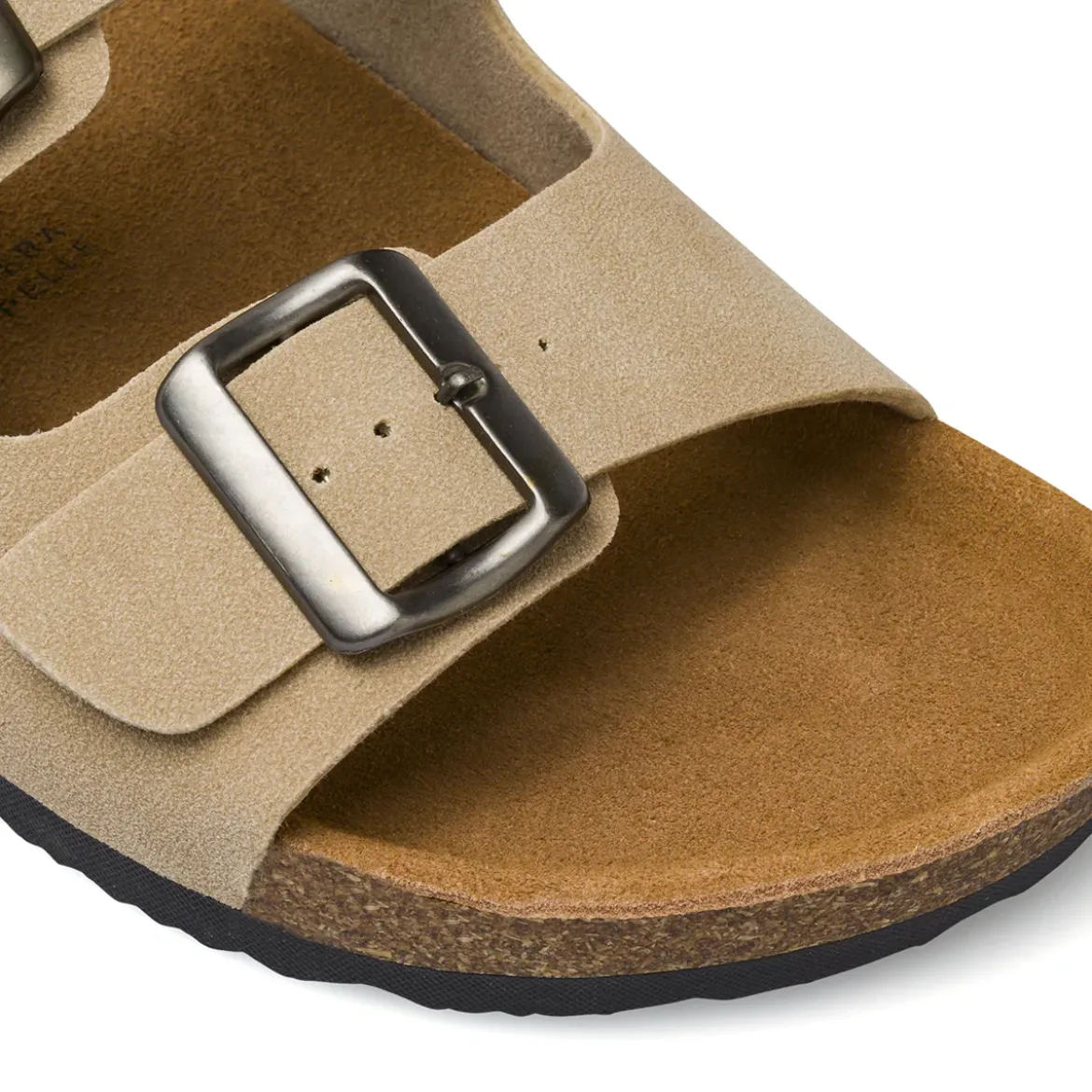 Ciabatte da Uomo beige con sottopiede in pelle Riflessi Urbani