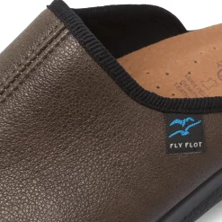 Ciabatte da Uomo Marroni con Plantare Anatomico Fly Flot
