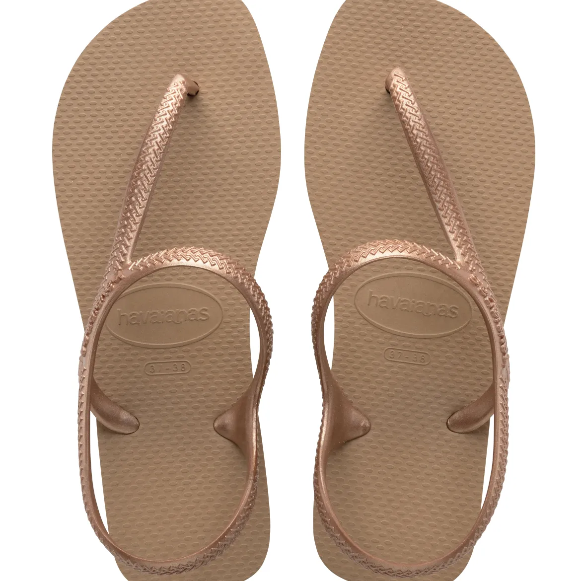 Ciabatte Infradito con cinturino da Donna color oro rosa Havaianas