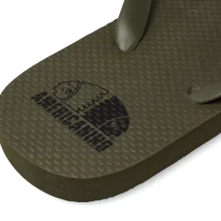 Ciabatte infradito da Uomo in verde militare Americanino