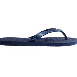 Ciabatte infradito Donna blu con fasce effetto metallizzato Havaianas