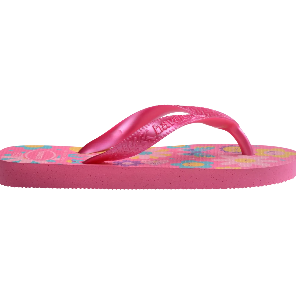 Ciabatte Infradito Rosa Bambina in gomma con stampa floreale Havaianas