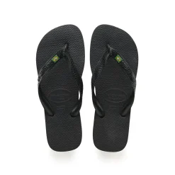Ciabatte infradito Unisex Nere con bandiera Havaianas Brasil