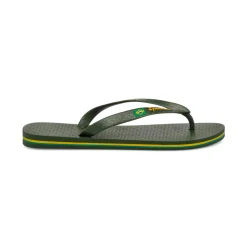 Ciabatte infradito verde scuro da Unisex con bandiera Ipanema Brazil
