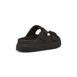 Ciabatte nere da Donna con suola platform Lora Ferres On The Beach