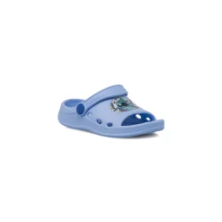 Ciabatte sabot azzurre da Bambina con cinturino e stampa Lilo & Stitch