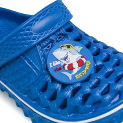 Ciabatte Sabot blu da Bambino con decorazione squalo Chicco