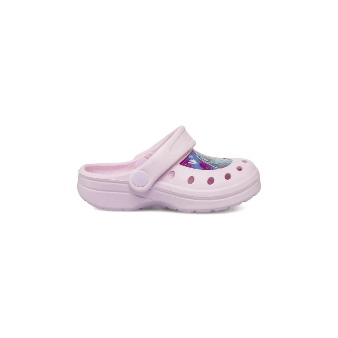 Ciabatte sabot rosa da Bambina con cinturino Lilo & Stitch