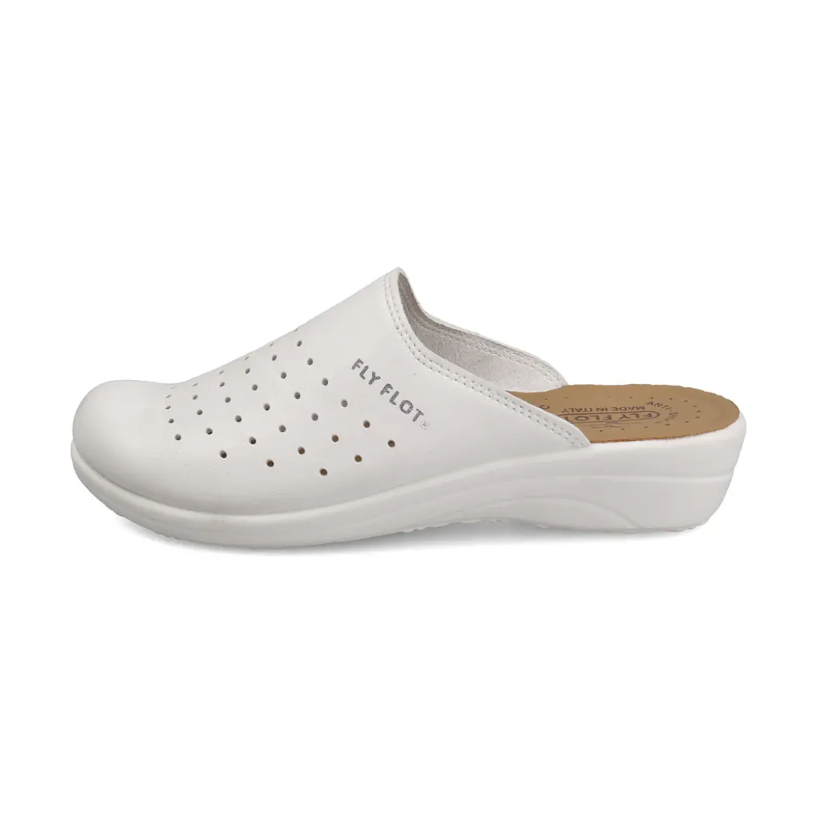 Ciabatte sanitarie bianche da Donna con fori traspiranti Fly Flot