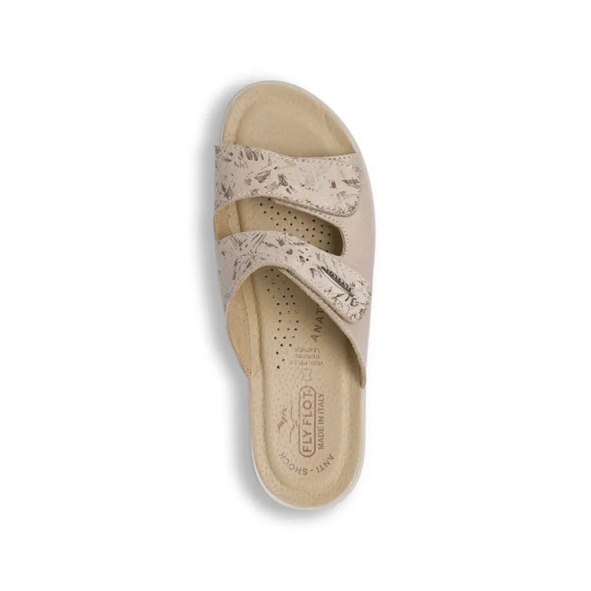 Ciabatte sanitarie da Donna con soletta anti shock in pelle Fly Flot