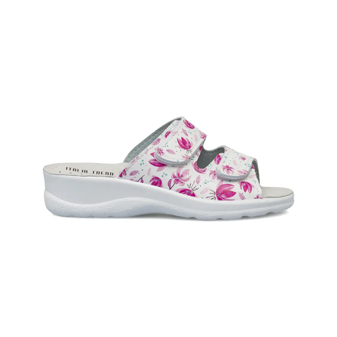 Ciabatte sanitarie Donna con soletta in Pelle e strappo Italia Trend