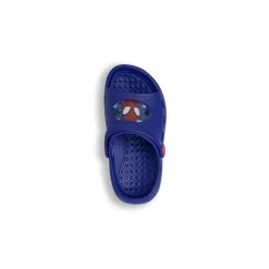 Ciabatte tipo sabot blu da Bambino con cinturino e stampa Spiderman