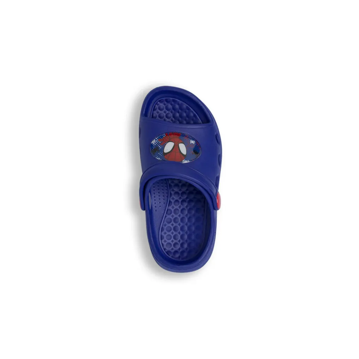 Ciabatte tipo sabot blu da Bambino con cinturino e stampa Spiderman