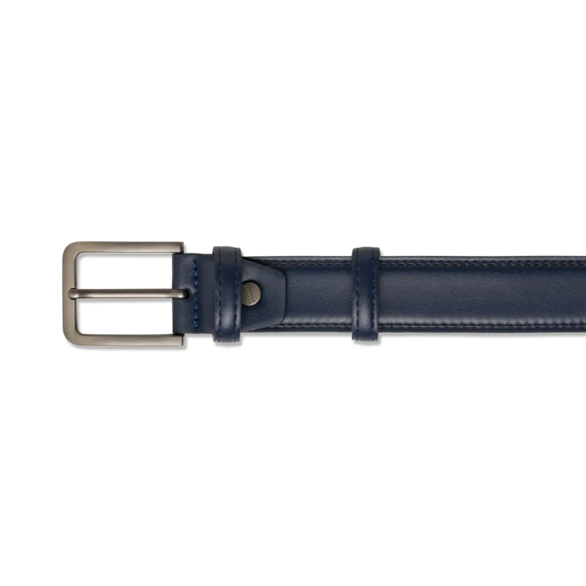 Cintura blu da Uomo in pelle con fibbia in metallo Carrera Jeans