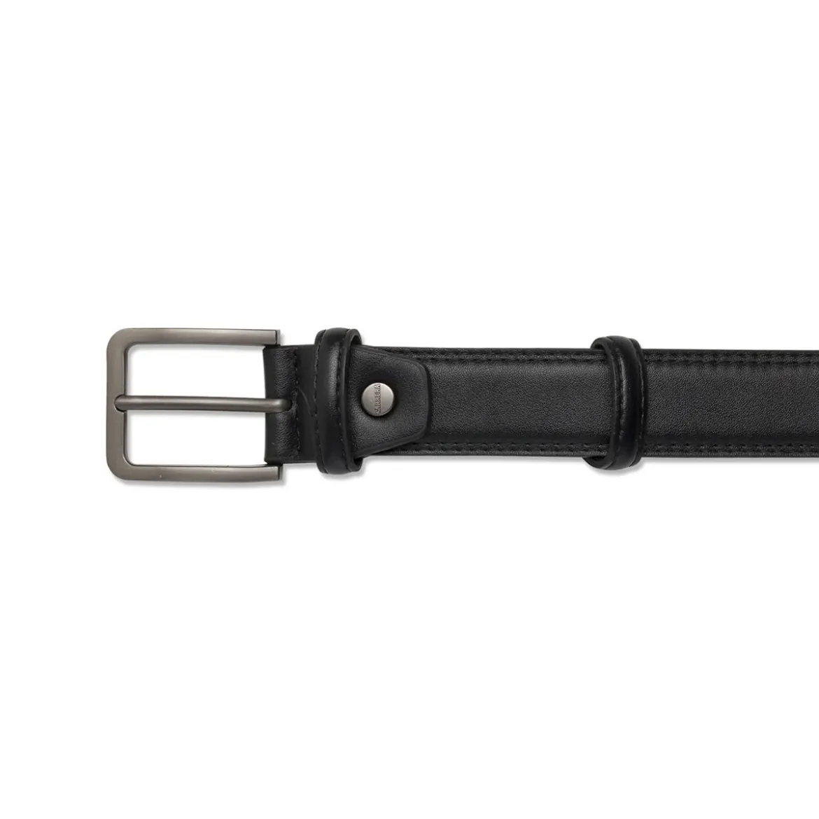 Cintura classica da Uomo nera con fibbia satinata Carrera Jeans