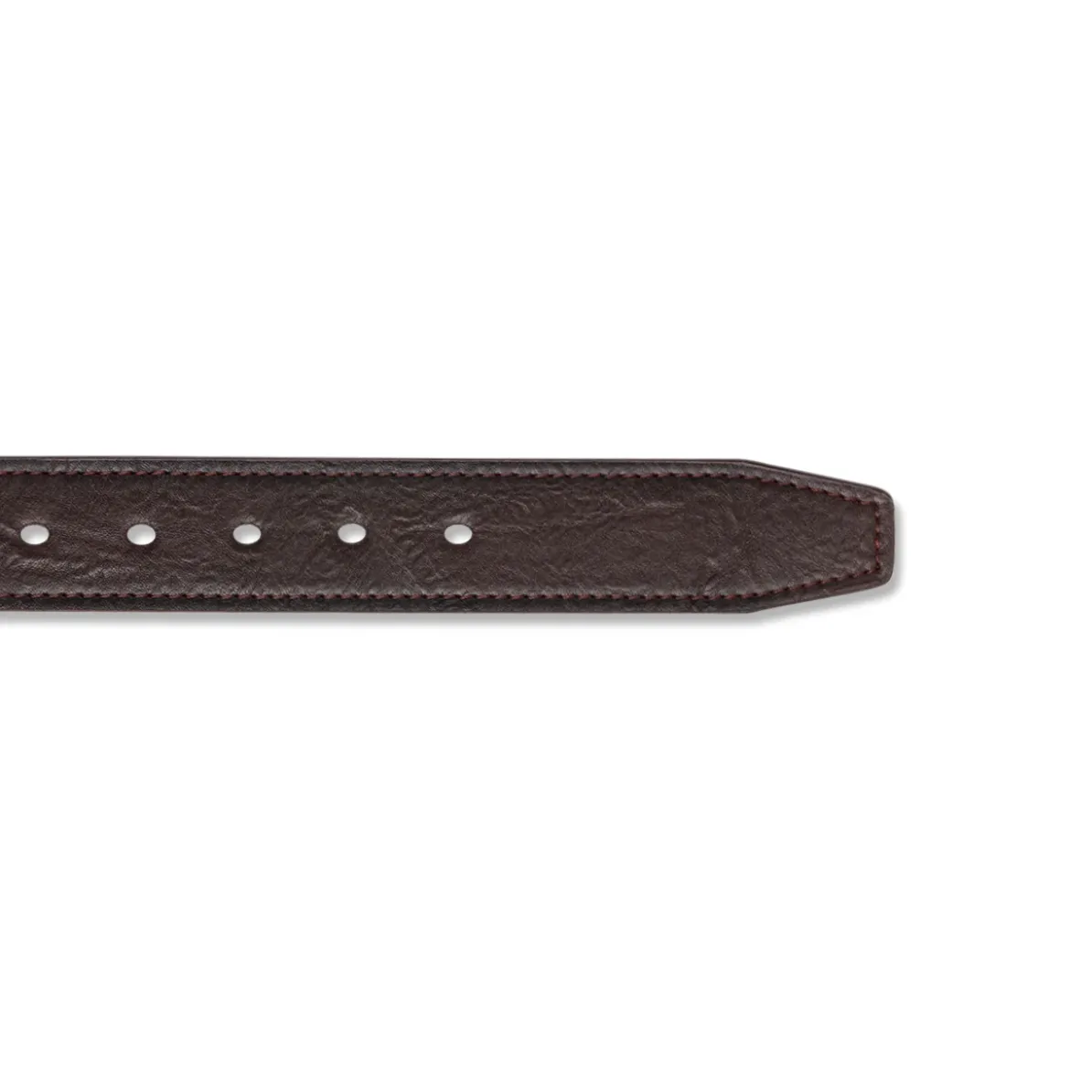 Cintura da Uomo Marrone con Fibbia Gunmetal Carrera