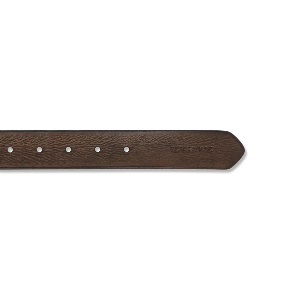 Cintura da Uomo Marrone in Pelle con Fibbia in Metallo Lumberjack