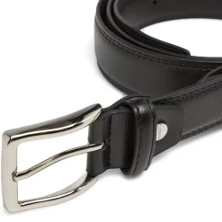 Cintura da Uomo Nera con dettagli impunturati Carrera Jeans