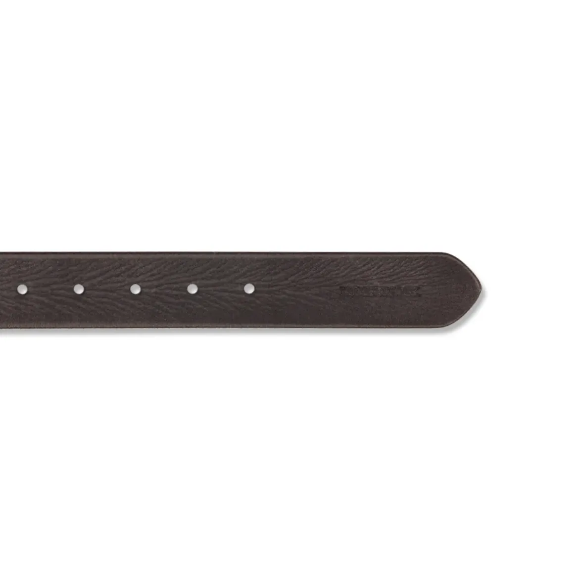 Cintura da Uomo Nera in Pelle con Fibbia in Metallo Lumberjack