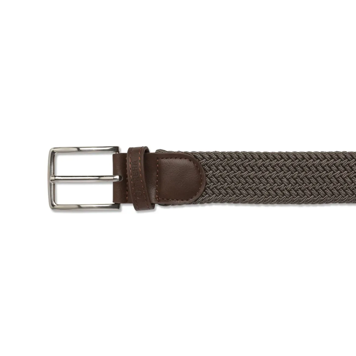 Cintura intrecciata Taupe da Uomo in tessuto elastico Carrera Jeans