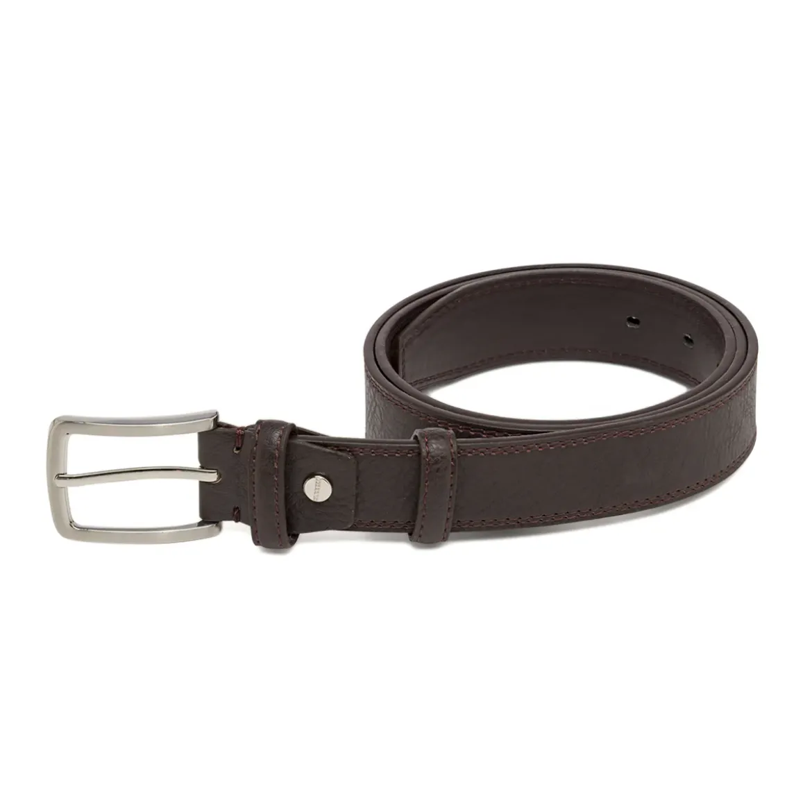 Cintura marrone da Uomo con texture martellata Carrera Jeans