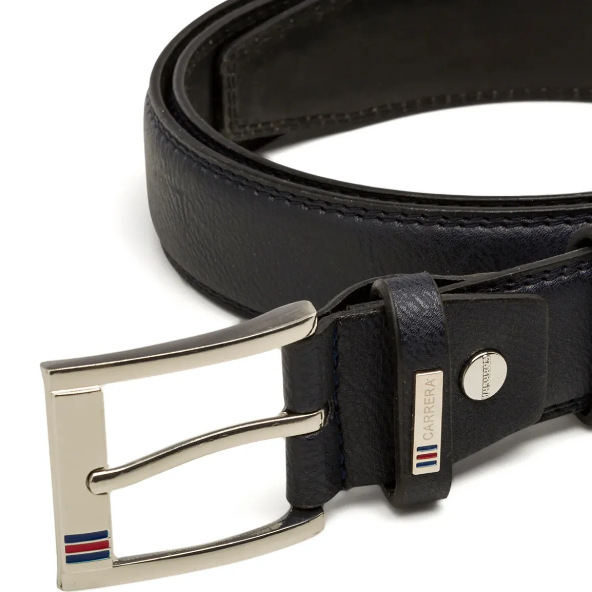 Cintura navy da Uomo con fibbia con dettaglio in contrasto Carrera Jeans