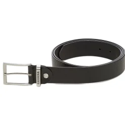 Cintura nera da Uomo Carrera con Texture a Puntini