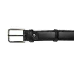 Cintura nera da Uomo in pelle con fibbia metallica Carrera Jeans