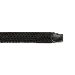 Cintura nera intrecciata da Uomo Carrera con fibbia in metallo