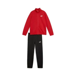 Completo Tuta sportiva rosso e nero da Ragazzo Poly Suit B Puma