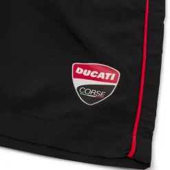 Costume da bagno neri da Uomo sportivi con logo Ducati Corse