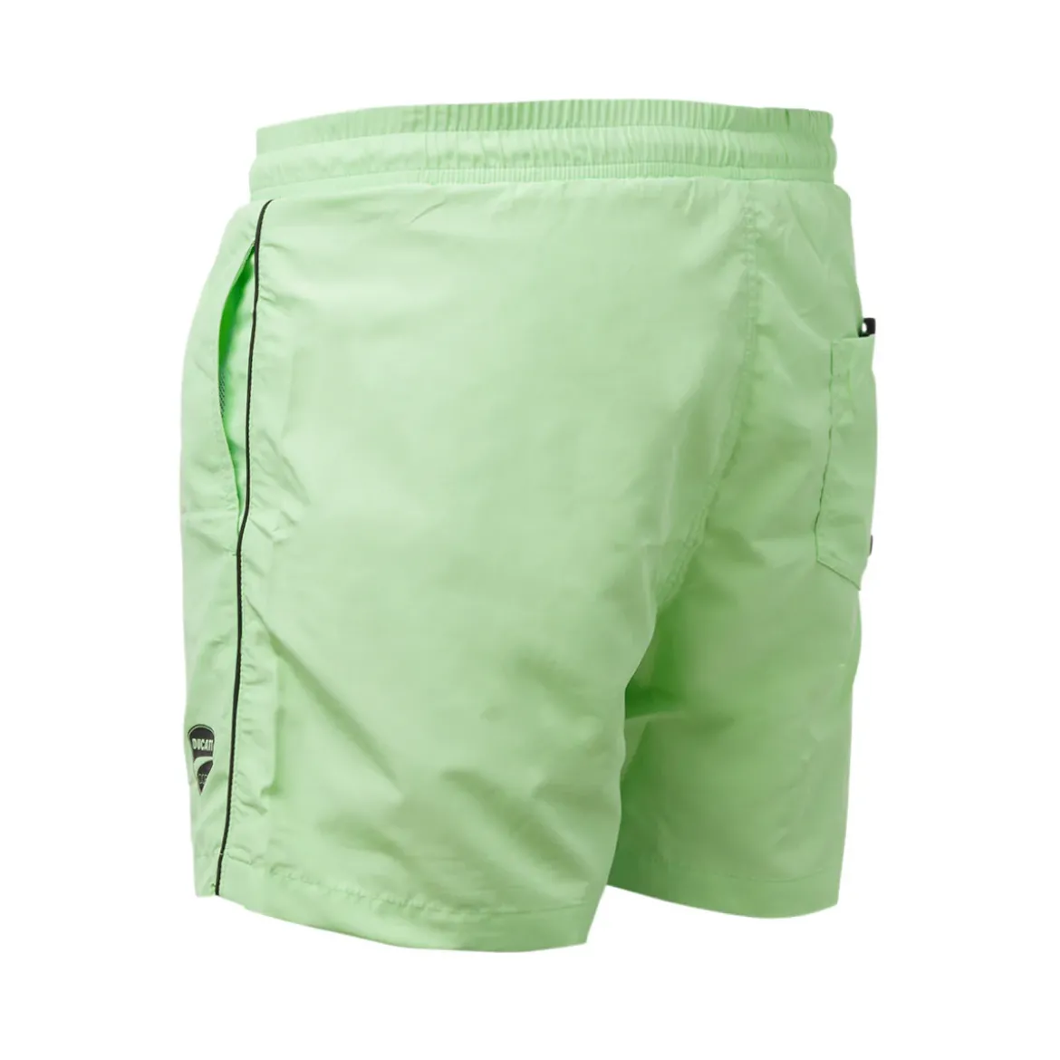 Costume da bagno Uomo Verde con elastico in vita e logo frontale Ducati Corse