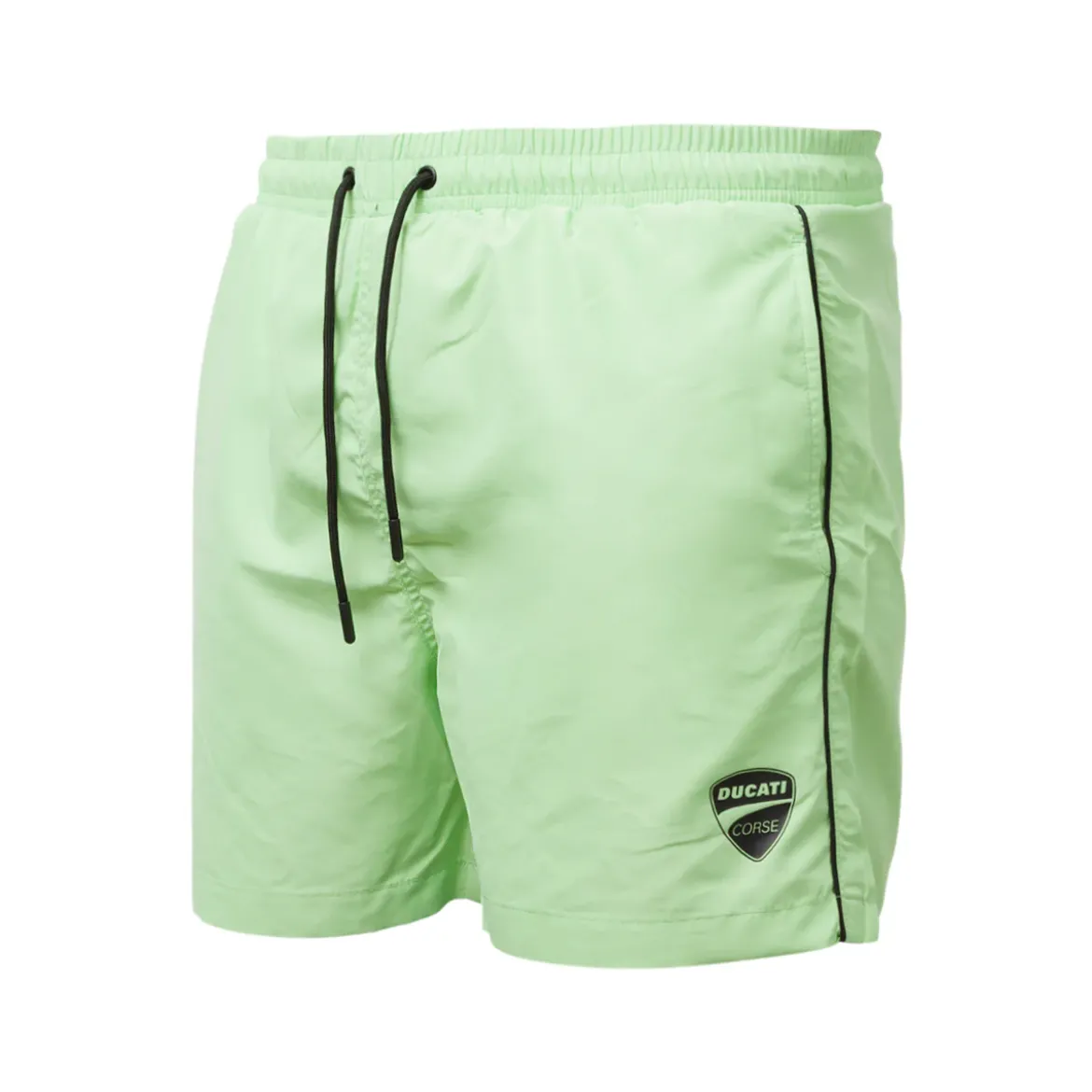 Costume da bagno Uomo Verde con elastico in vita e logo frontale Ducati Corse