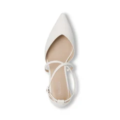 Décolleté da donna Lora Ferres bianche con cinturini e tacco 6 cm