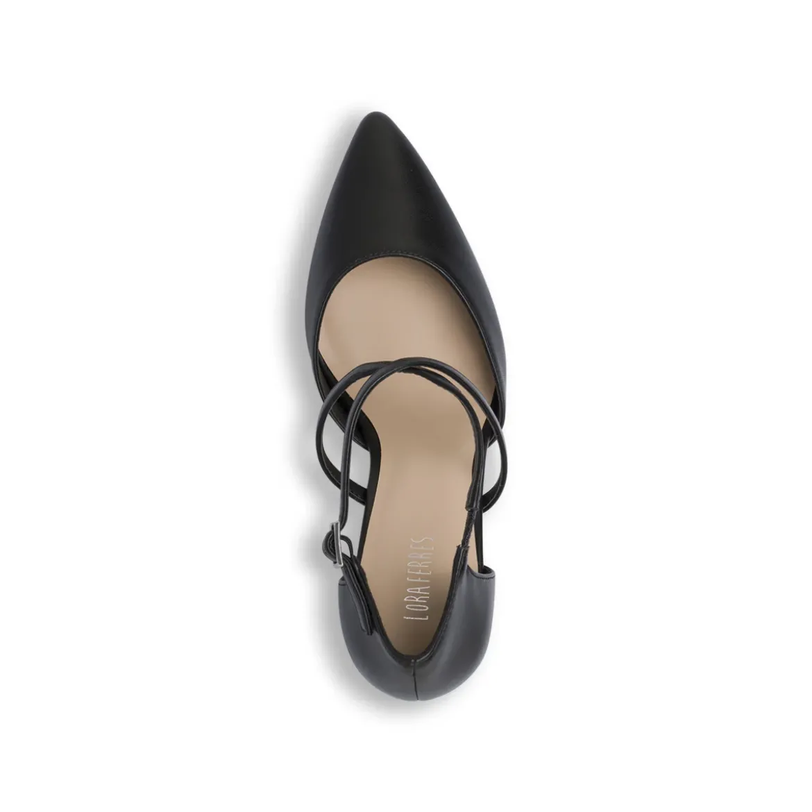 Décolleté da donna nere con tacco a spillo 9 cm Lora Ferres