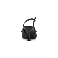 Décolleté da donna nere Lora Ferres con fiocco e tacco 7,5 cm
