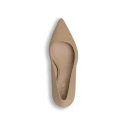 Décolleté Lora Ferres da donna Beige a punta con tacco 7,5 cm